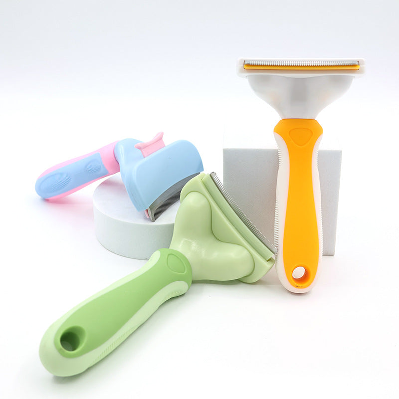 Self-Cleaning Deshedding Comb for Cats & Dogs