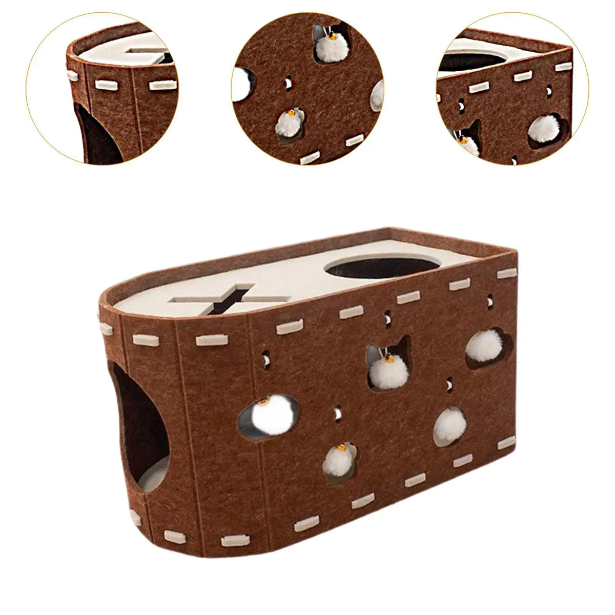Felt Scratch-Resistant Cat House