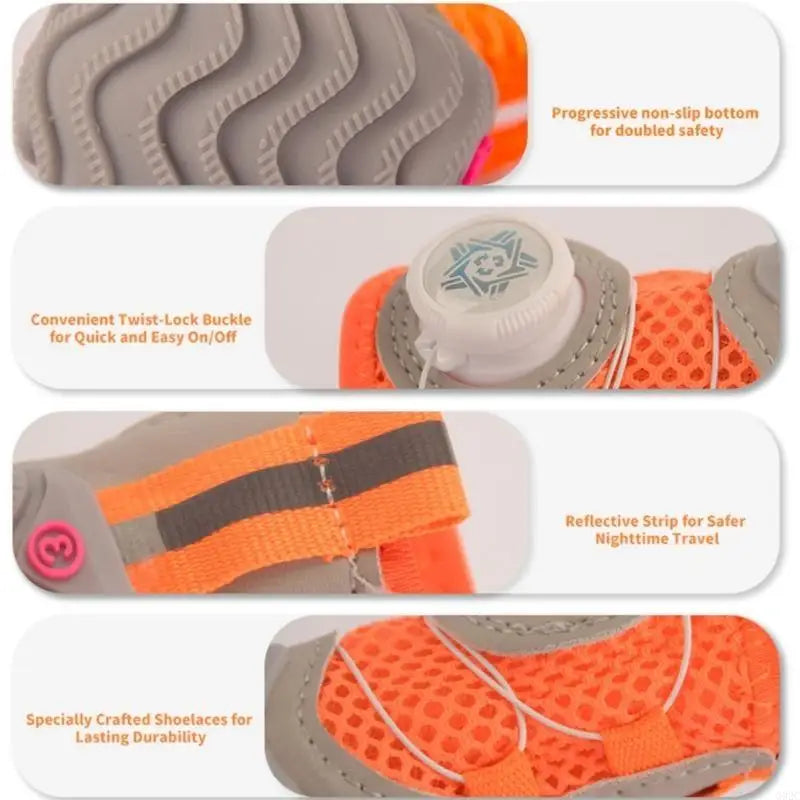 Adjustable Weather Boots for Small Pets (Set of 4)