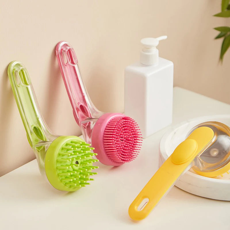 Silicone Massage Bath Brush for Pets