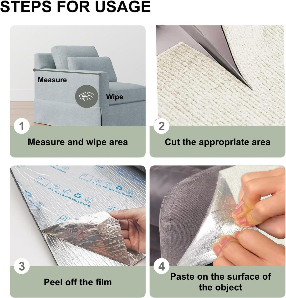 Self-Adhesive Furniture Scratch Guard for Cats