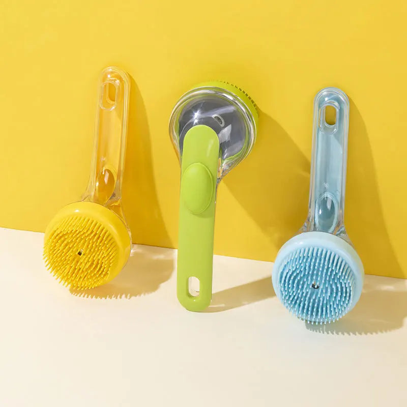 Silicone Massage Bath Brush for Pets