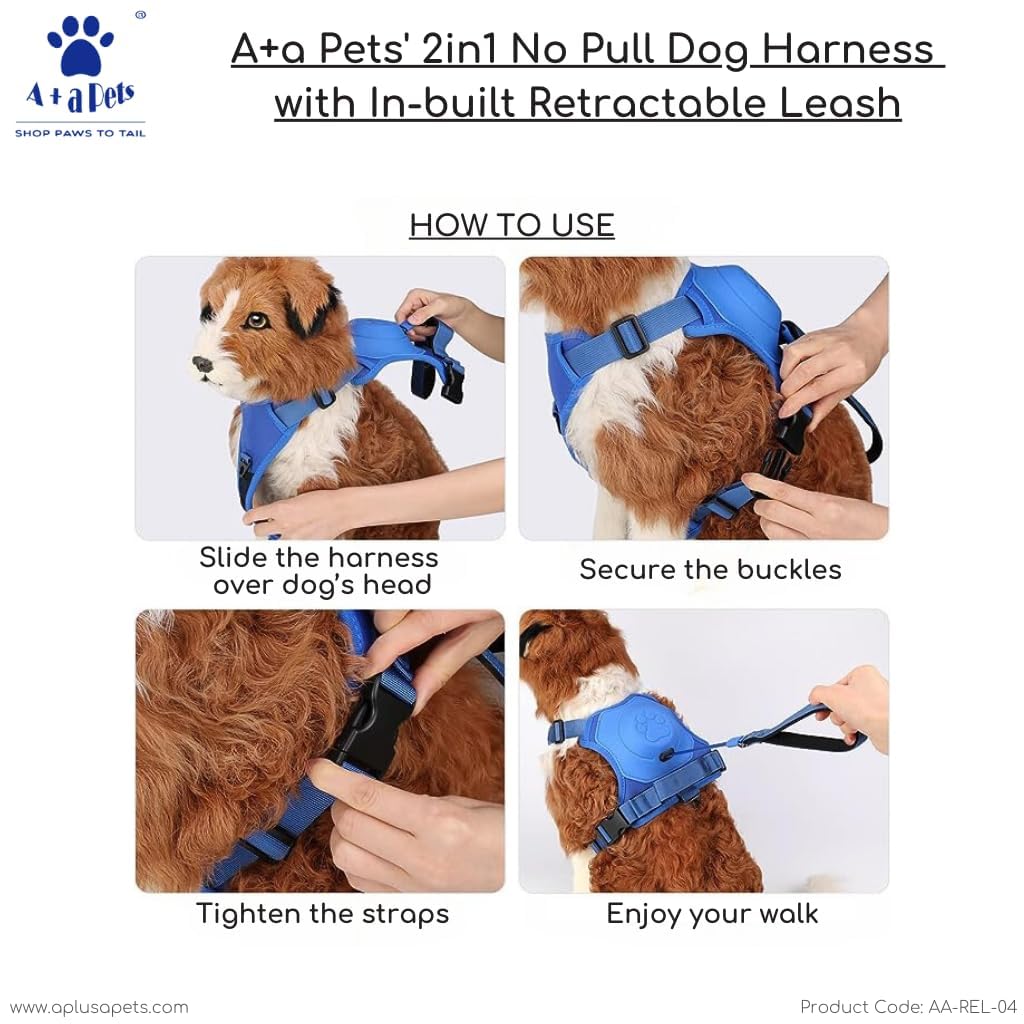No-Pull Walking Harness & Leash Set for Dogs