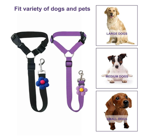 Adjustable Car Seat Tether for Dogs